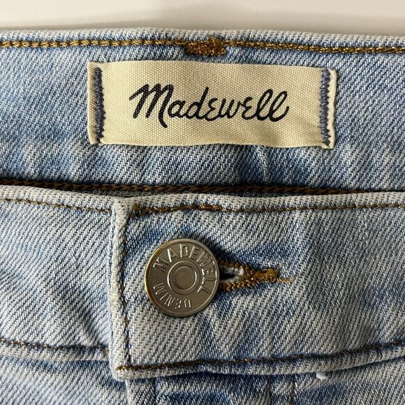 Madewell The Perfect Vintage Straight Jean Ripped Edition Grandbay Wash size 30 - Picture 5 of 7